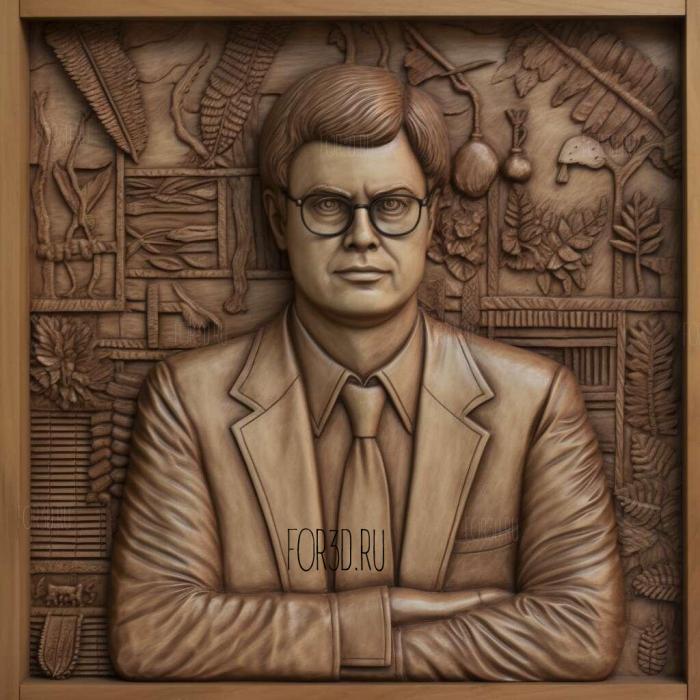 Dwight Schrute 3 stl model for CNC